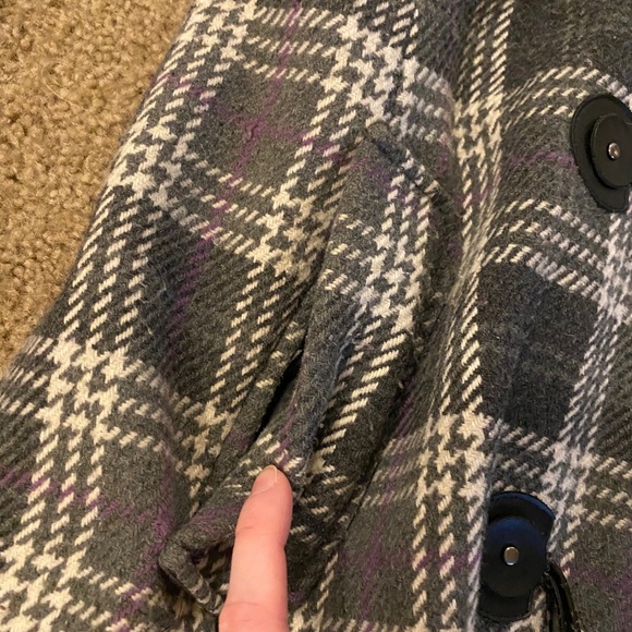 Nine West Plaid Coat - Picture 5 of 8